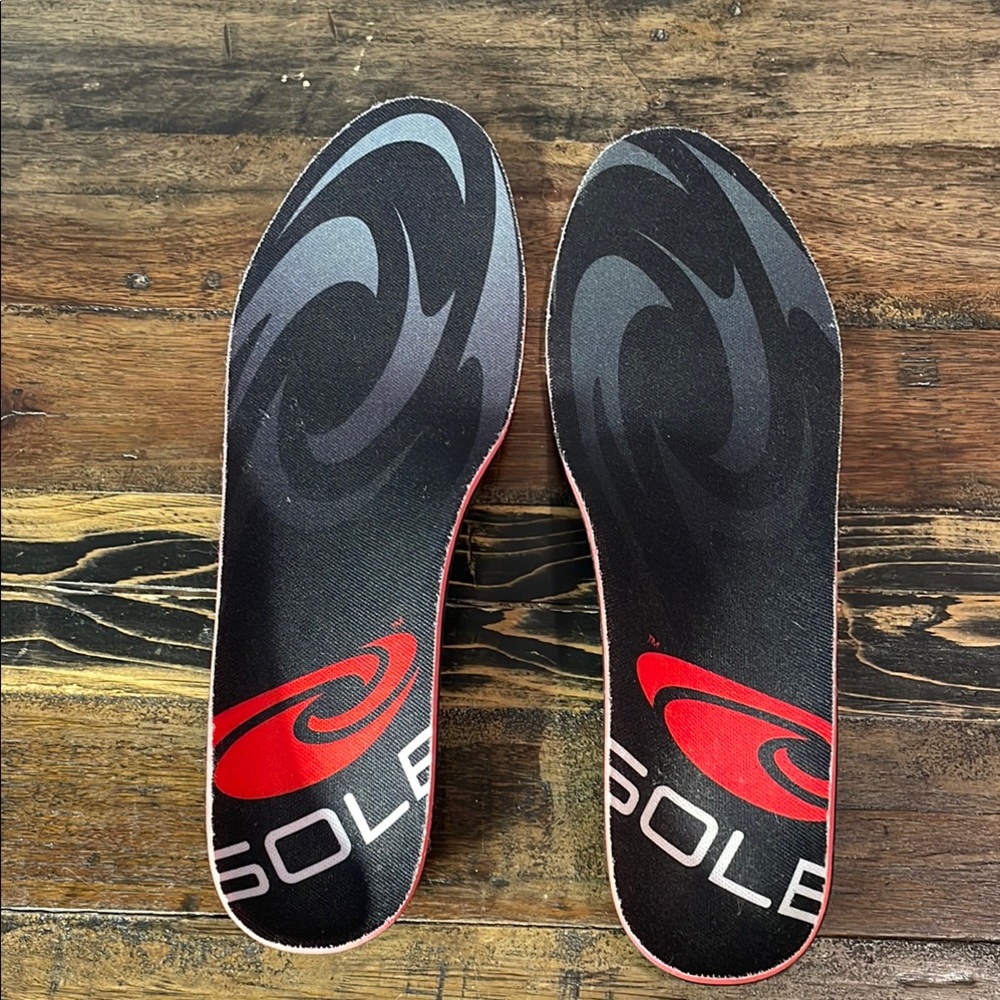 Sole men’s insoles size 15 - excellent for work or athletic - no more sore feet!